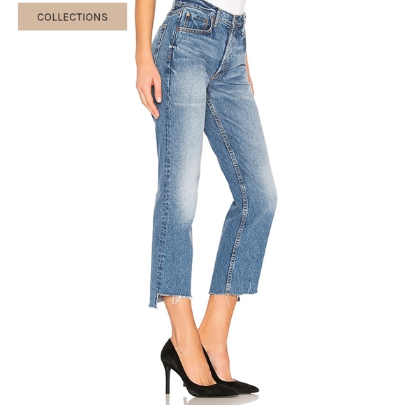 NEW GRLFRND The Helena straight leg high rise jeans - Picture 2 of 11